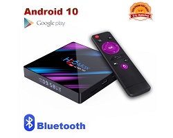 TVBOX Bluetooth xịn mới Android 10 H96MAX 2G, Tivibox giúp TV truy cập internet, youtube, game